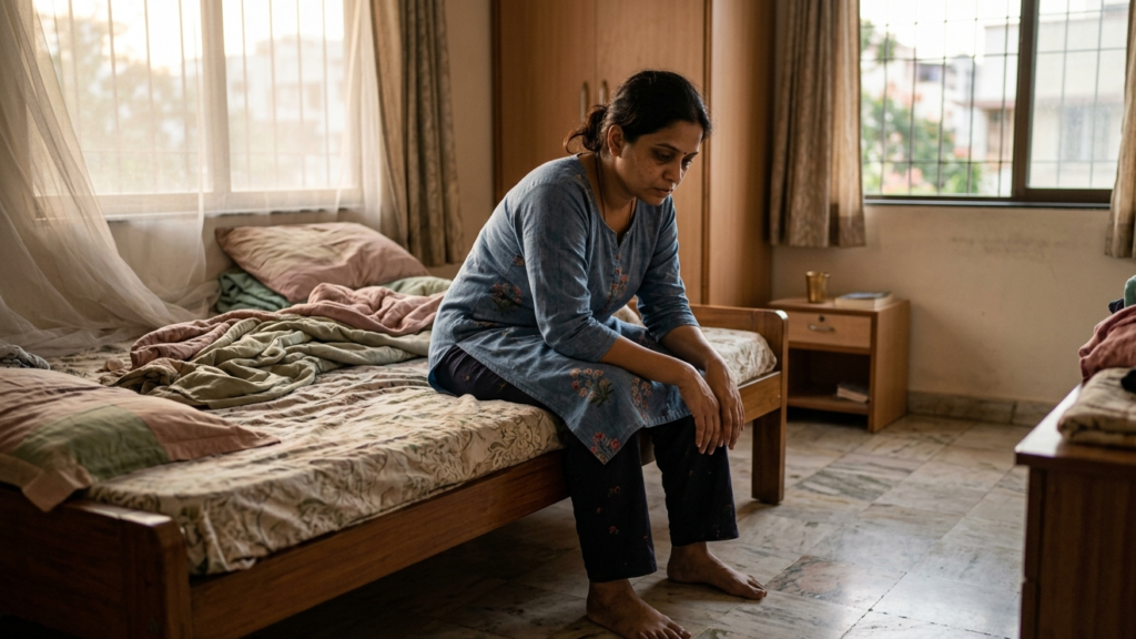 Waking up heavy and unrefreshed — sign of Ama accumulation and need for Panchkarma detox, Pune